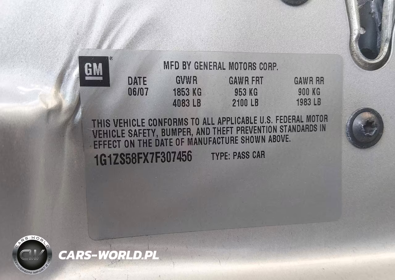 2007 Chevrolet Malibu Ls W-1Ls VIN:1G1ZS58FX7F307456 - 9