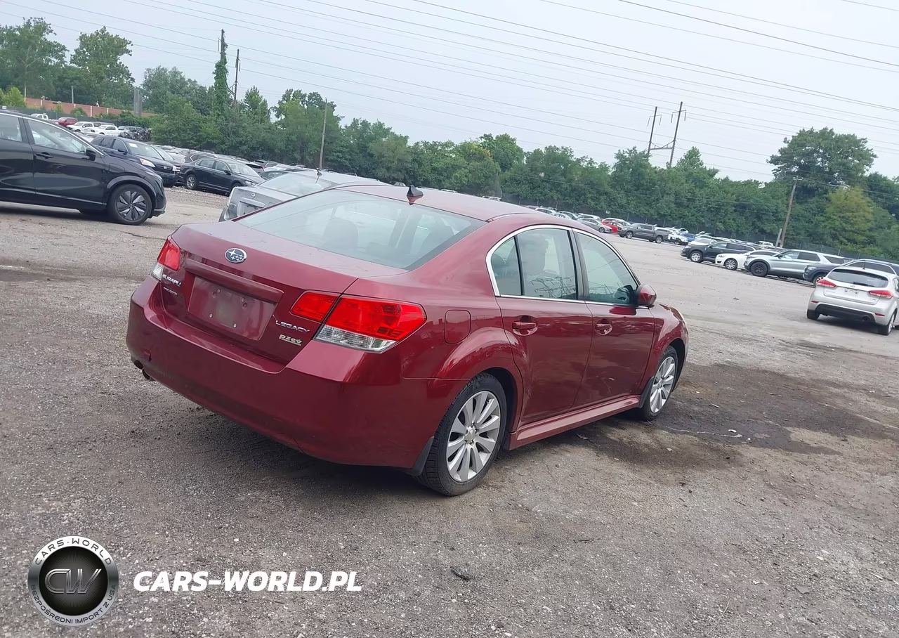 2011 Subaru Legacy 2.5I Limited VIN:4S3BMBK6XB3226087 - 4