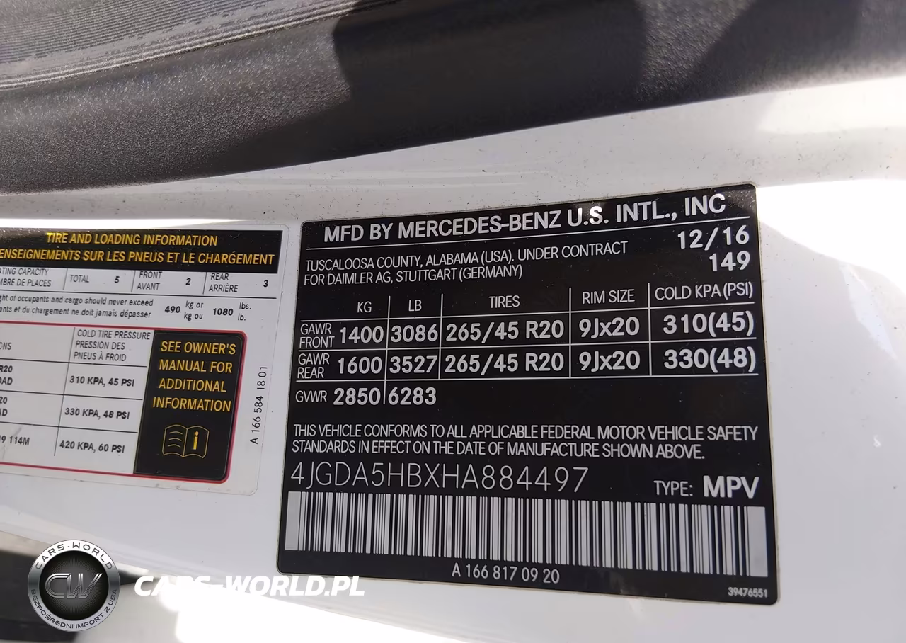 2017 Mercedes-Benz Gle 350 4Matic VIN:4JGDA5HBXHA884497 - 9