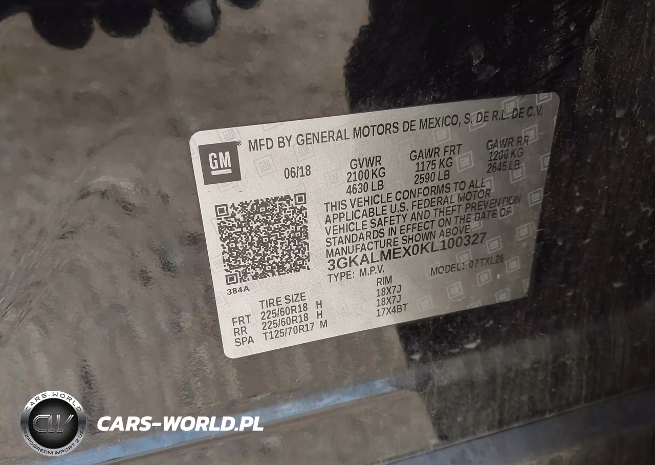 2019 GMC Terrain Sle VIN:3GKALMEX0KL100327 - 9