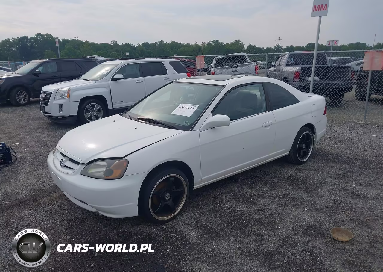 2001 Honda Civic Ex VIN:1HGEM22931L088299 - 2