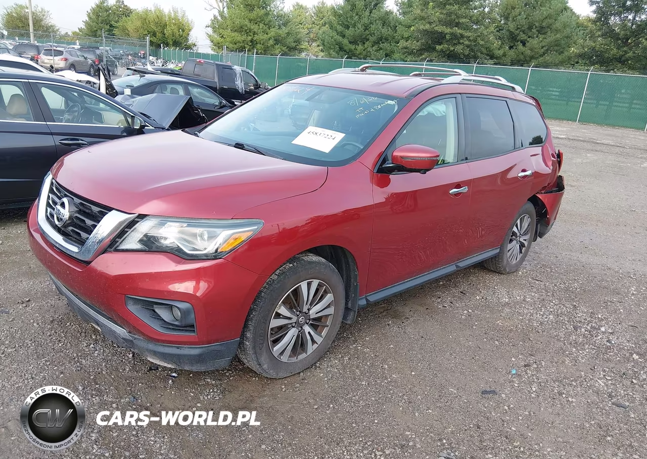 2017 Nissan Pathfinder S-Sv-Sl-Platinum VIN:5N1DR2MM7HC676905 - 2