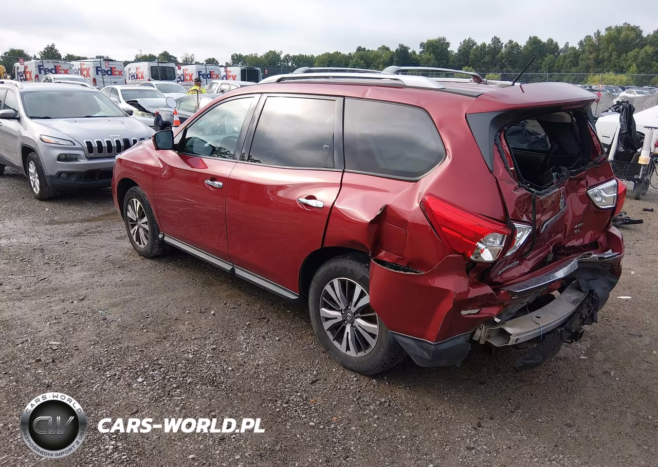 2017 Nissan Pathfinder S-Sv-Sl-Platinum VIN:5N1DR2MM7HC676905 - 3
