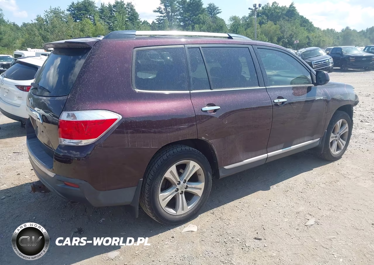 2012 Toyota Highlander Limited V6 VIN:5TDYK3EH7CS074787 - 4