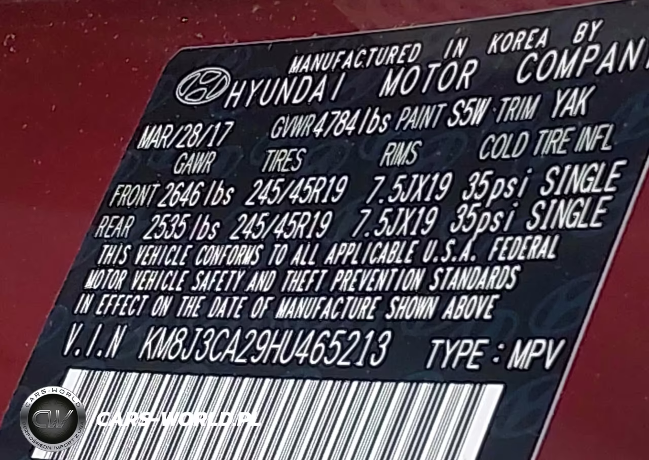 2017 Hyundai Tucson Sport VIN:KM8J3CA29HU465213 - 9