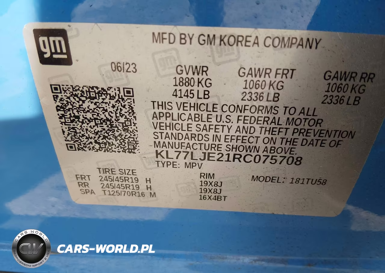 2024 Chevrolet Trax Fwd 2Rs VIN:KL77LJE21RC075708 - 9
