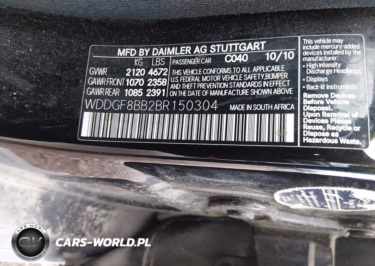 2011 Mercedes-Benz C 300 Sport 4Matic VIN:WDDGF8BB2BR150304 - 9