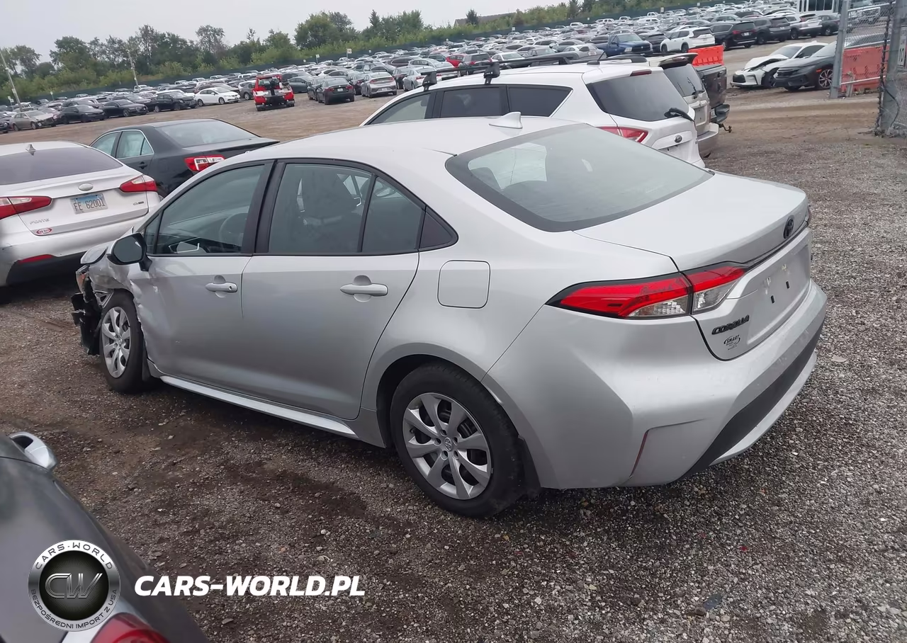 2022 Toyota Corolla Le VIN:5YFEPMAE4NP378919 - 3