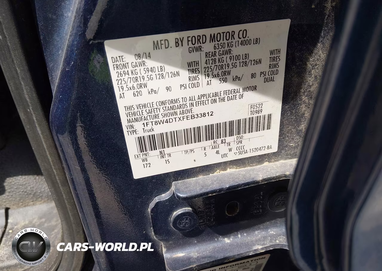 2015 Ford F-450 Xl VIN:1FT8W4DTXFEB33812 - 9