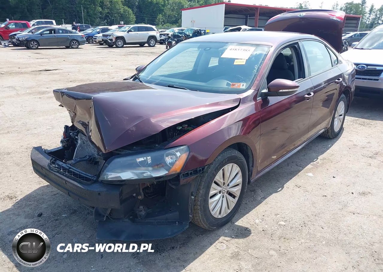 2012 Volkswagen Passat 2.5L S VIN:1VWAP7A39CC070257 - 2