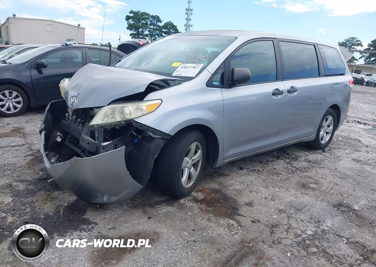2012 Toyota Sienna Base V6 7 Passenger VIN:5TDZK3DC1CS181344 - 2