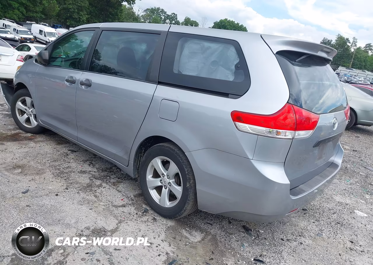 2012 Toyota Sienna Base V6 7 Passenger VIN:5TDZK3DC1CS181344 - 3
