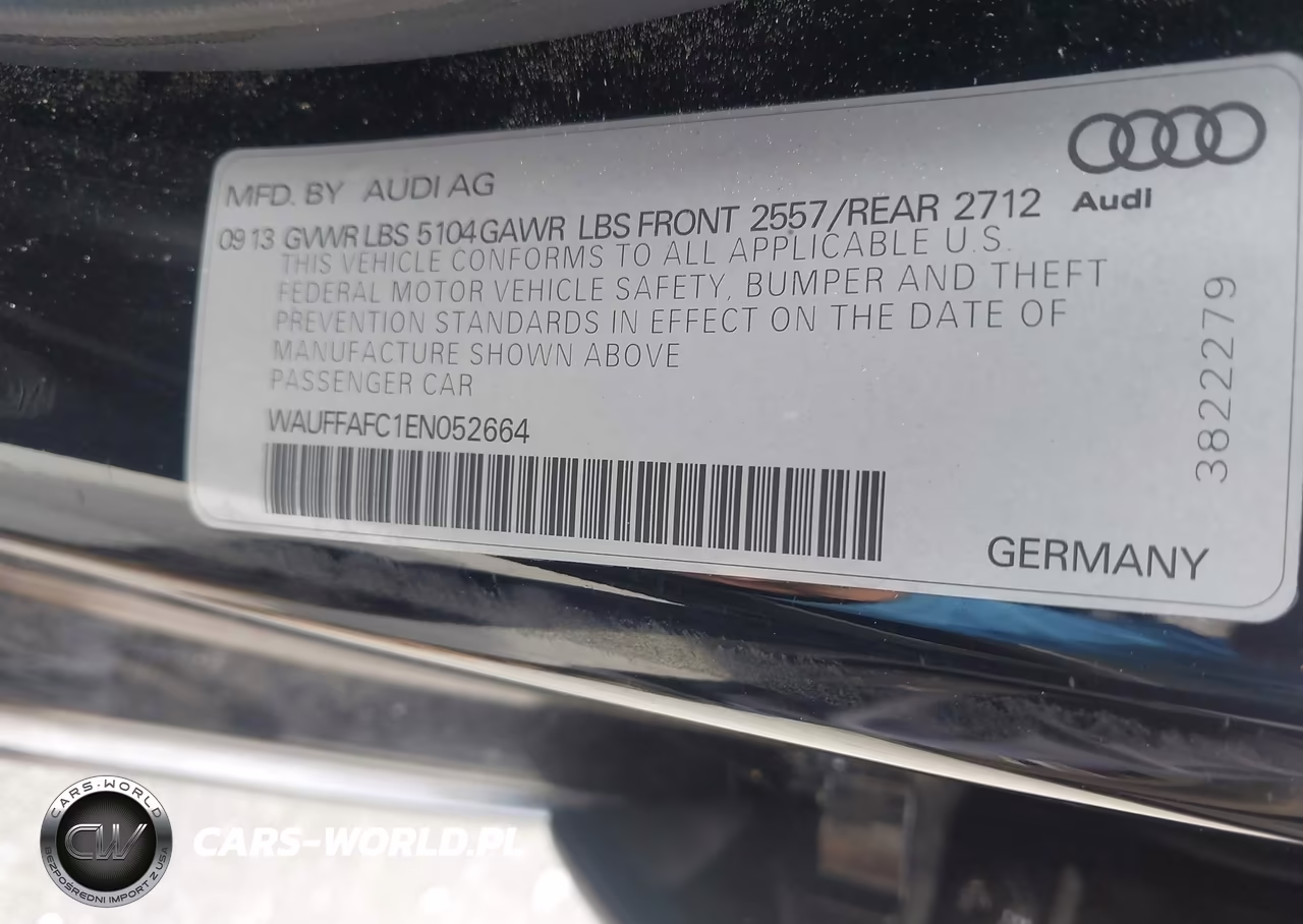 2014 Audi A6 2.0T Premium VIN:WAUFFAFC1EN052664 - 9