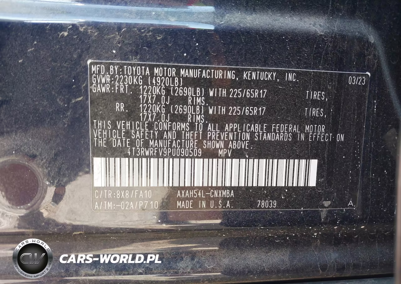 2023 Toyota Rav4 Xle VIN:4T3RWRFV9PU090509 - 9