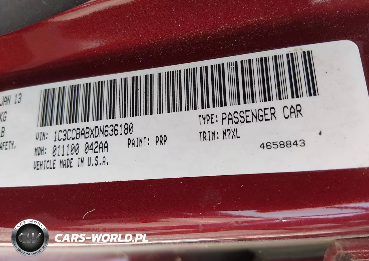 2013 Chrysler 200 Lx VIN:1C3CCBABXDN636180 - 9
