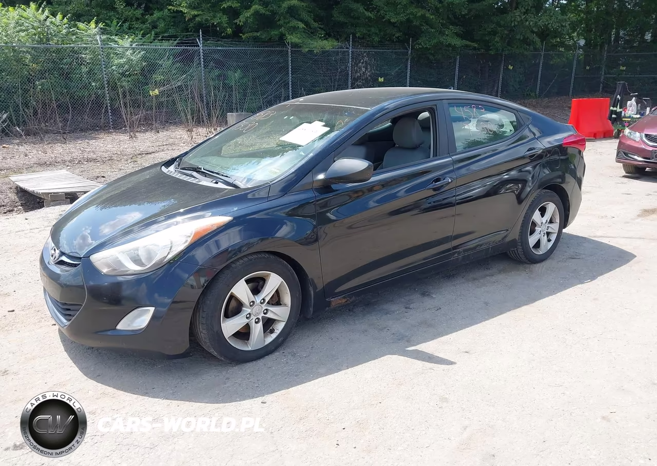 2012 Hyundai Elantra Gls VIN:5NPDH4AEXCH078062 - 2