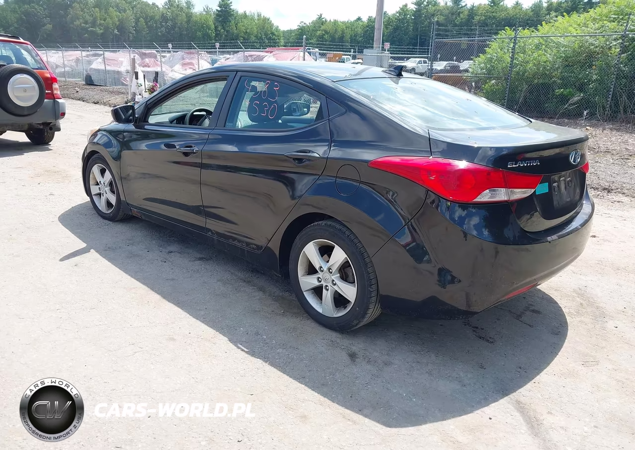 2012 Hyundai Elantra Gls VIN:5NPDH4AEXCH078062 - 3