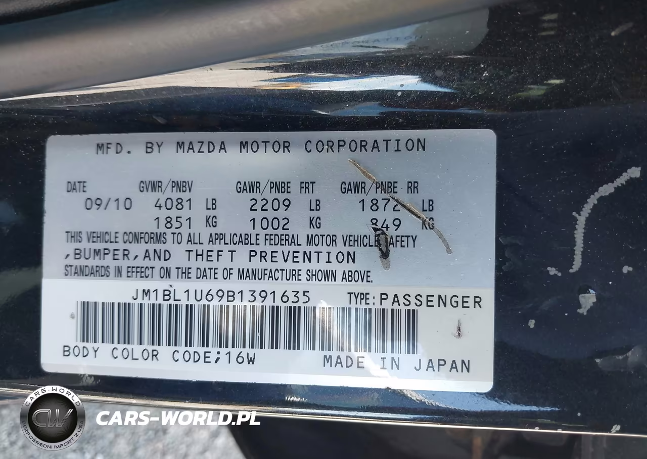 2011 Mazda Mazda3 S Sport VIN:JM1BL1U69B1391635 - 9