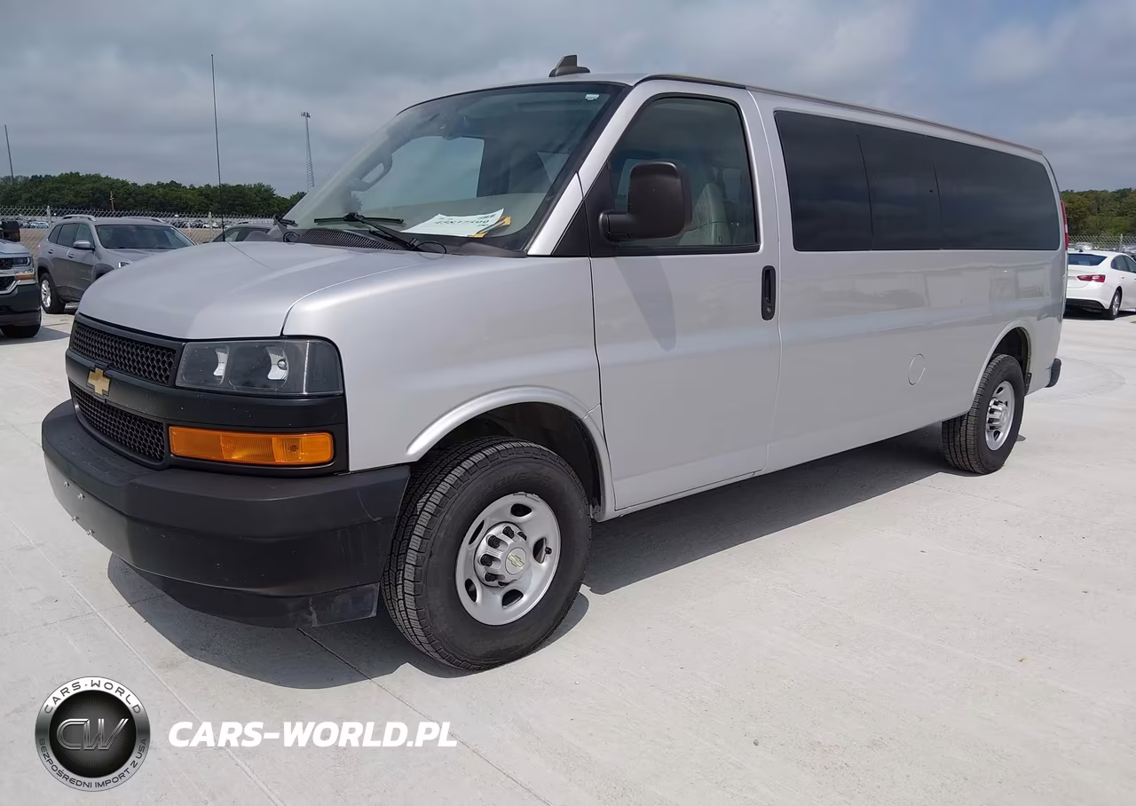 2023 Chevrolet Express Passenger Rwd 3500 Extended Wheelbase Ls VIN:1GAZGNFP4P1111720 - 2