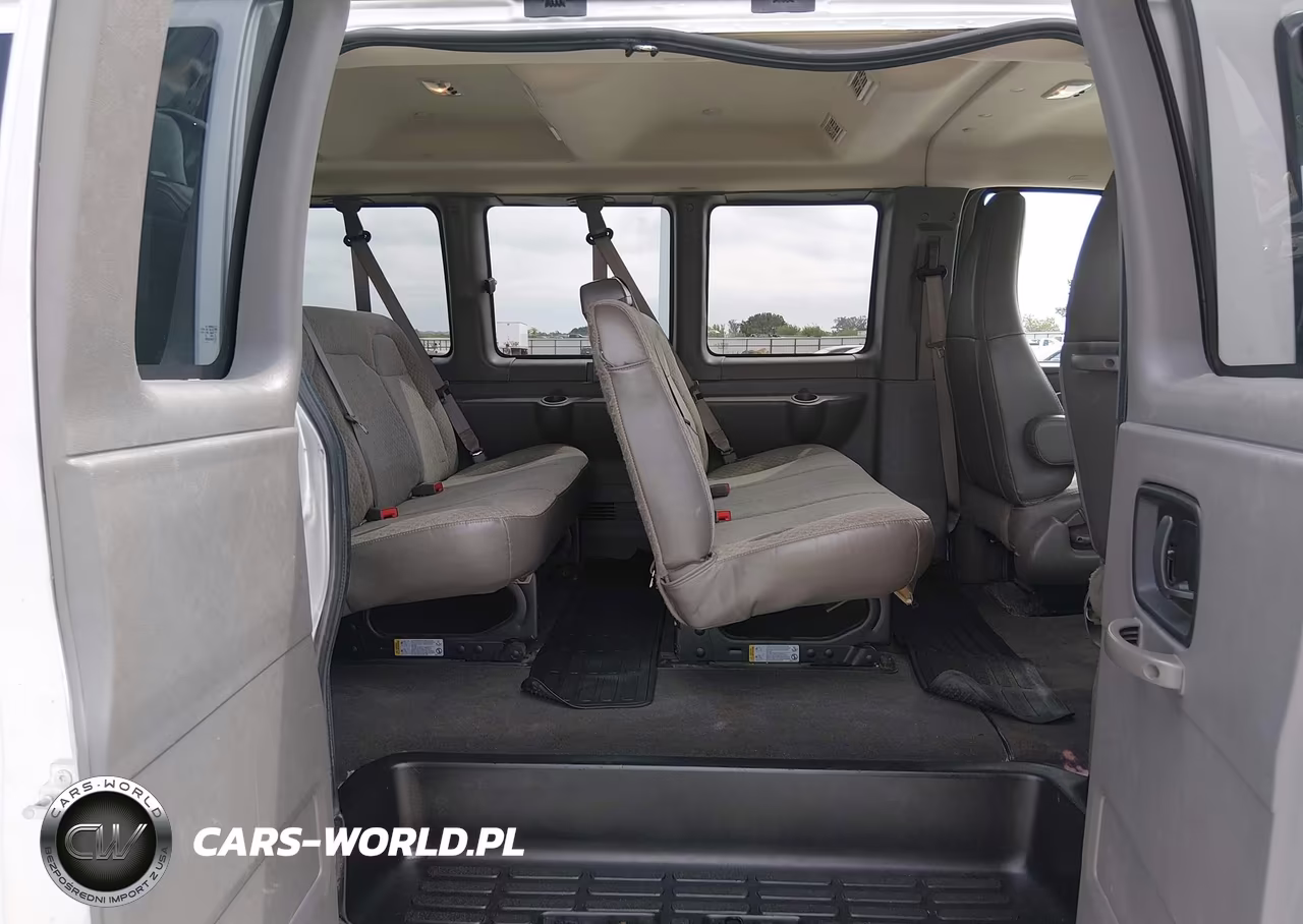 2023 Chevrolet Express Passenger Rwd 3500 Extended Wheelbase Ls VIN:1GAZGNFP4P1111720 - 8
