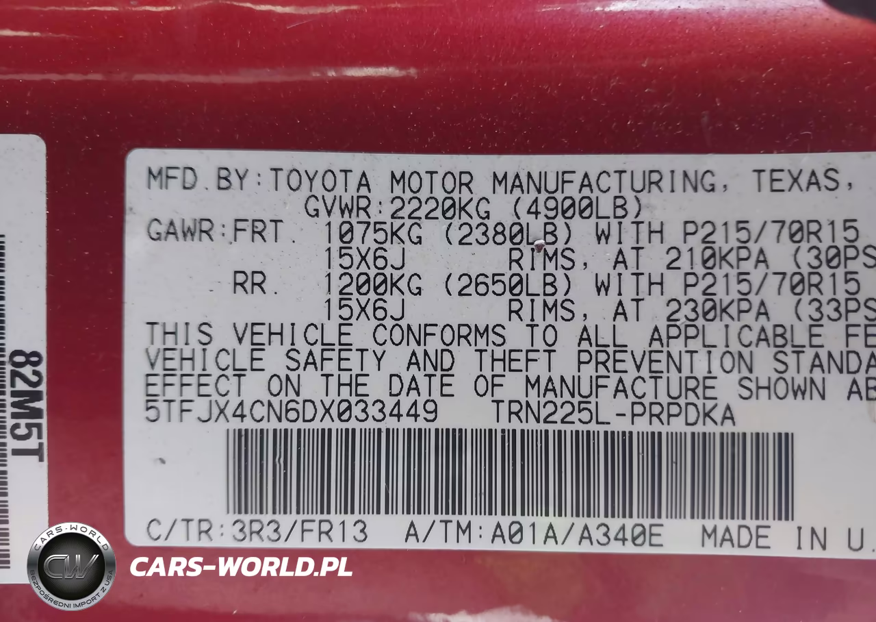 2013 Toyota Tacoma VIN:5TFJX4CN6DX033449 - 9