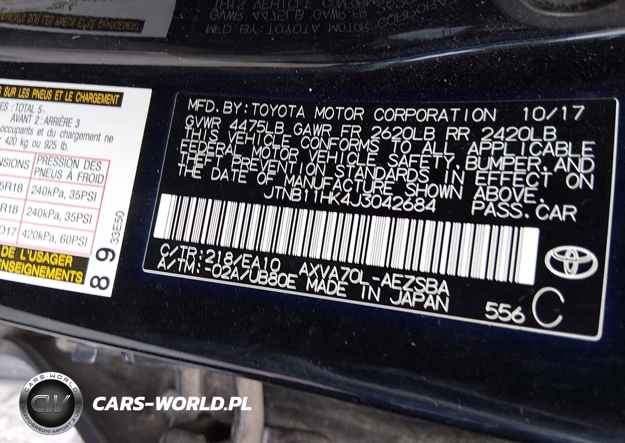 2018 Toyota Camry Se VIN:JTNB11HK4J3042684 - 9