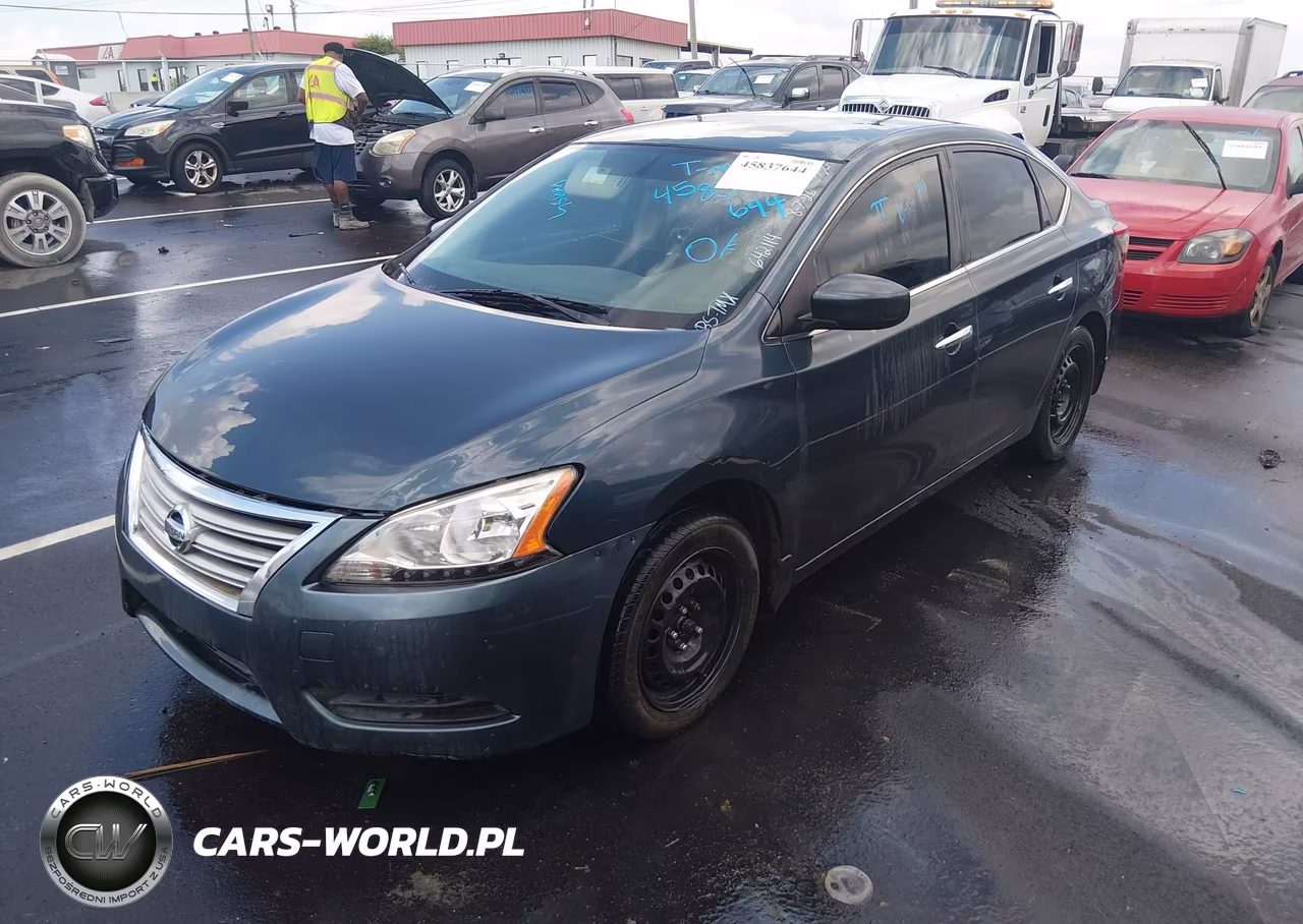 2013 Nissan Sentra Sv VIN:3N1AB7AP3DL642114 - 2