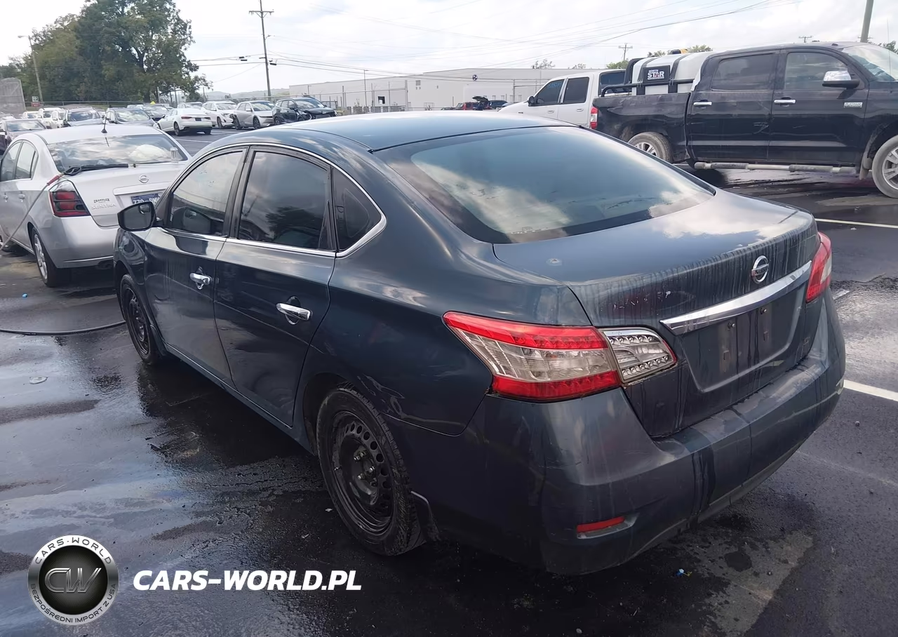 2013 Nissan Sentra Sv VIN:3N1AB7AP3DL642114 - 3