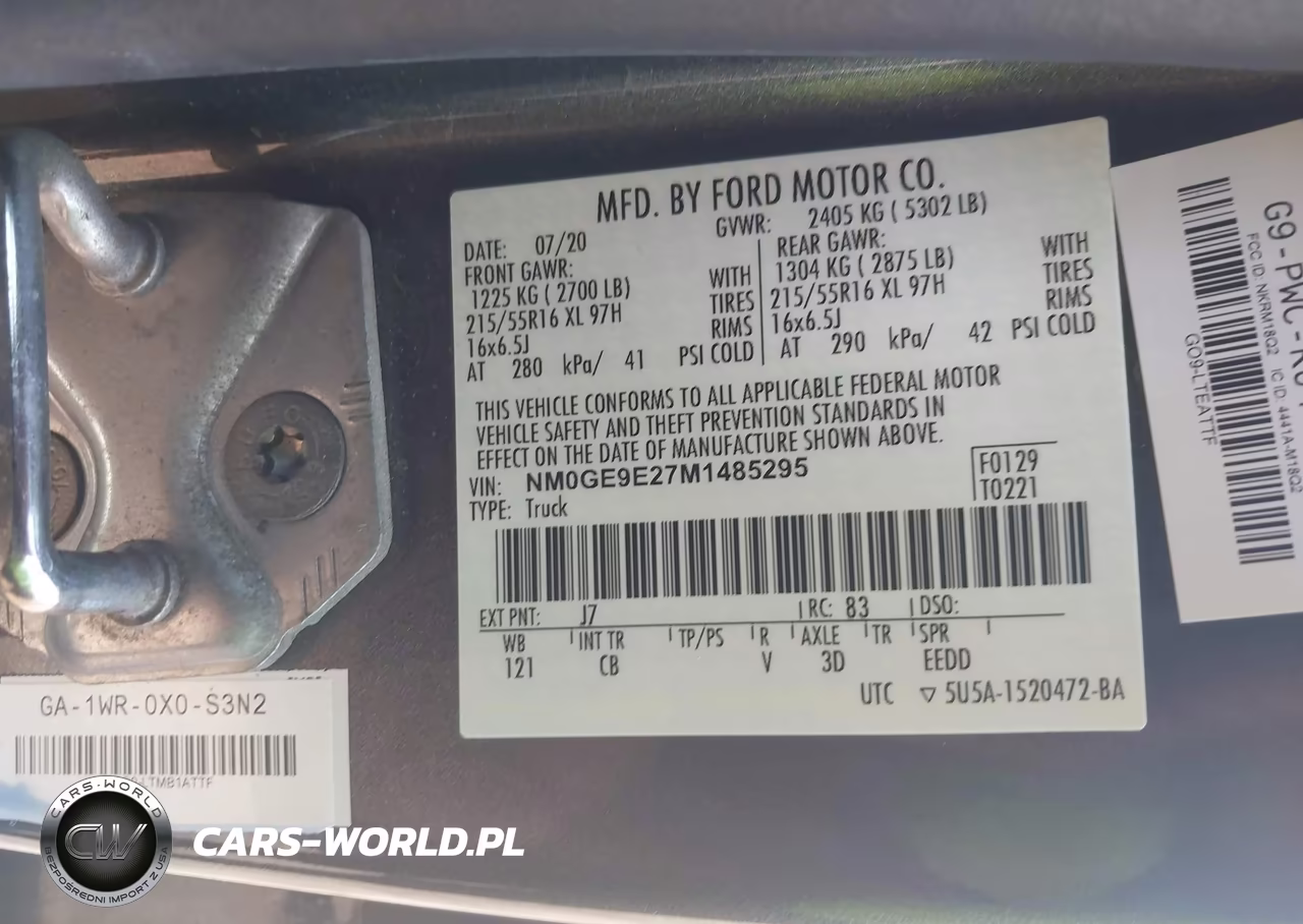 2021 Ford Transit Connect Xl Passenger VIN:NM0GE9E27M1485295 - 9