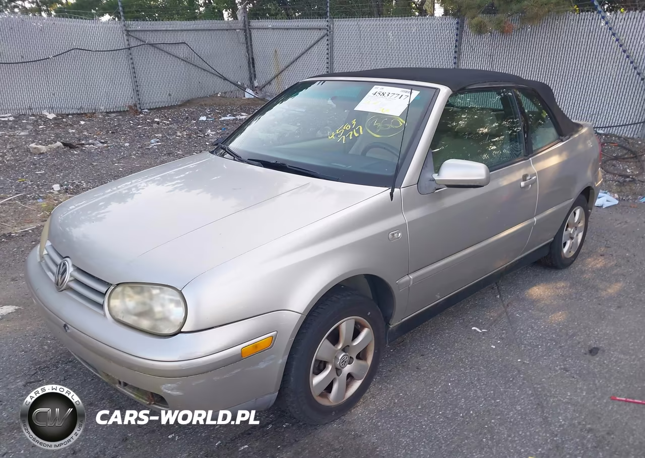 2001 Volkswagen Cabrio VIN:3VWDC21V1M805905 - 2