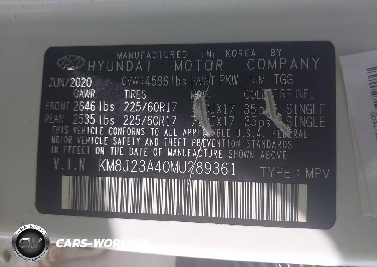2021 Hyundai Tucson Se VIN:KM8J23A40MU289361 - 9