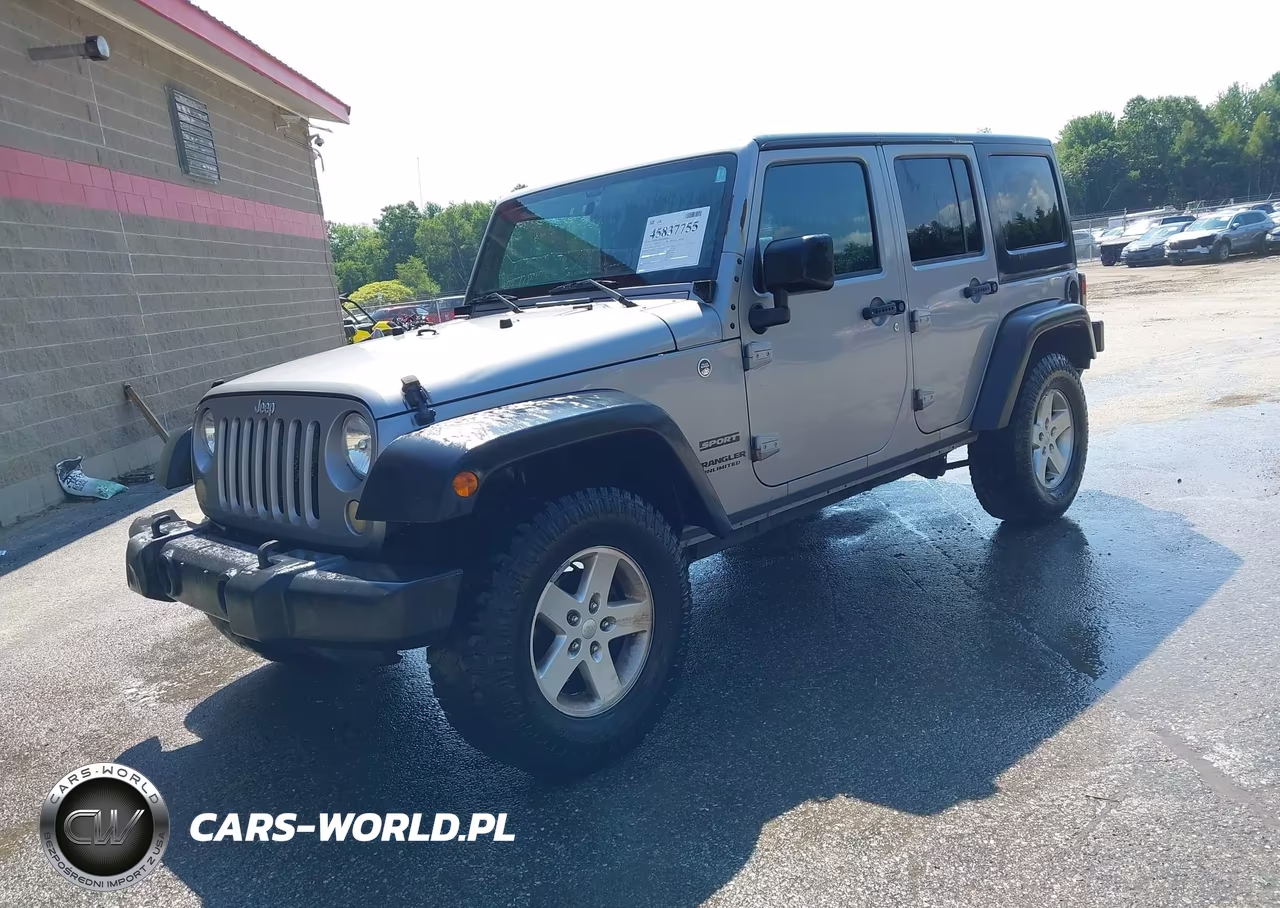 2016 Jeep Wrangler Unlimited Sport VIN:1C4BJWDG9GL286603 - 2