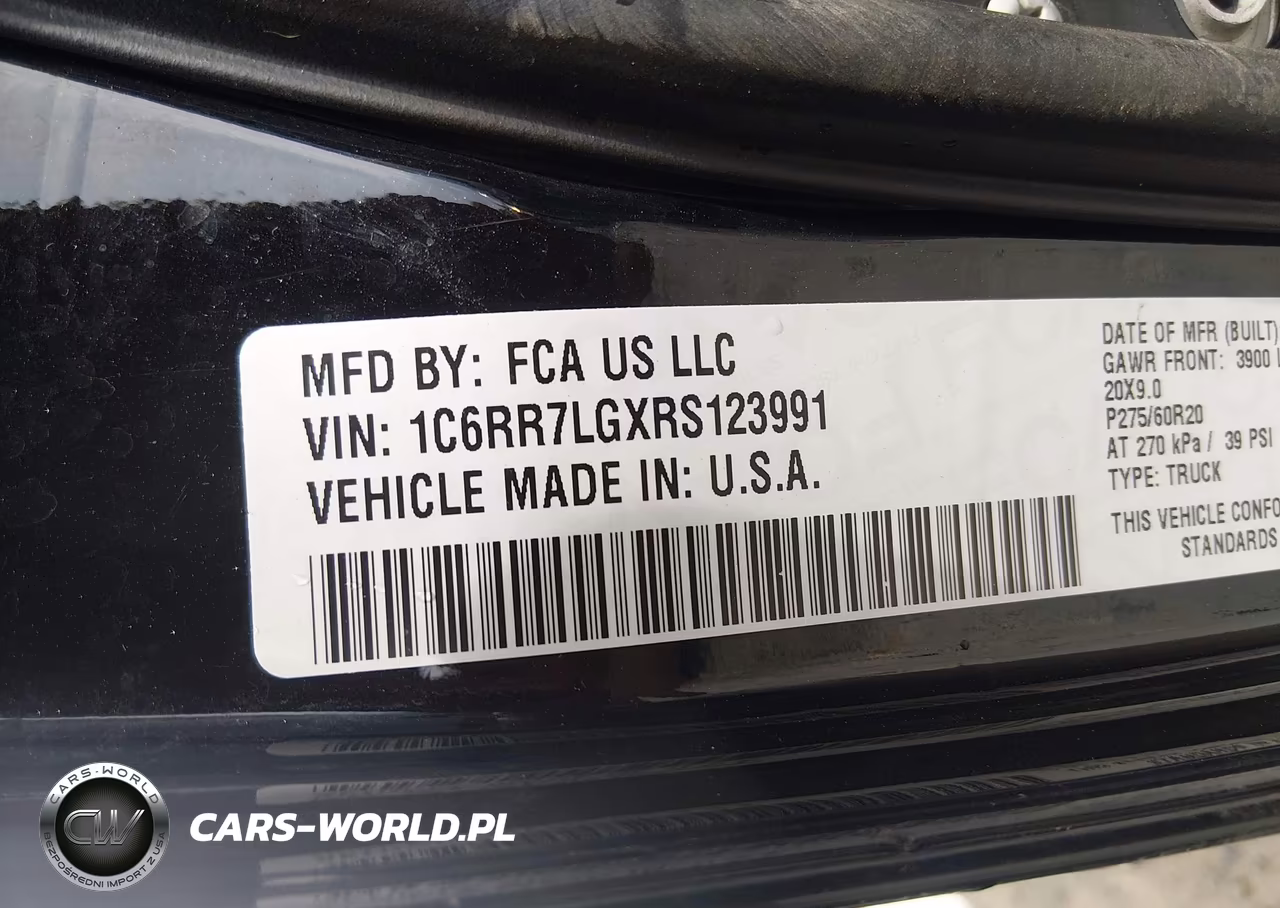 2024 Ram 1500 Classic Warlock 4X4 5'7 Box VIN:1C6RR7LGXRS123991 - 9