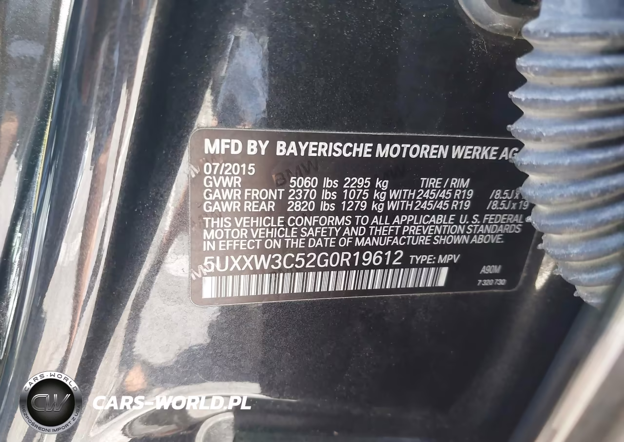 2016 BMW X4 xDrive28I VIN:5UXXW3C52G0R19612 - 9