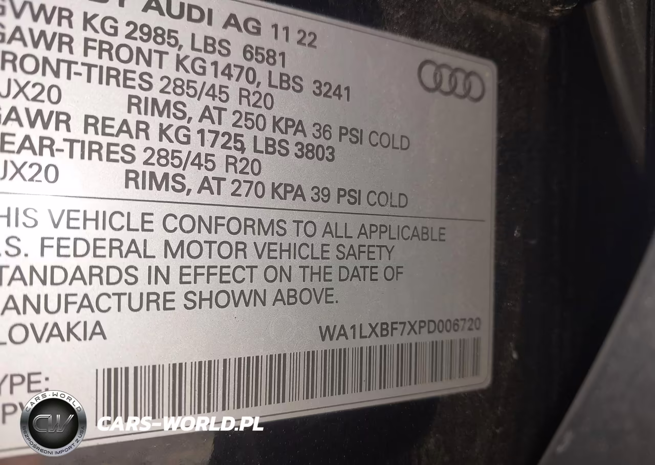2023 Audi Q7 Premium Plus 55 Tfsi Quattro Tiptronic VIN:WA1LXBF7XPD006720 - 9