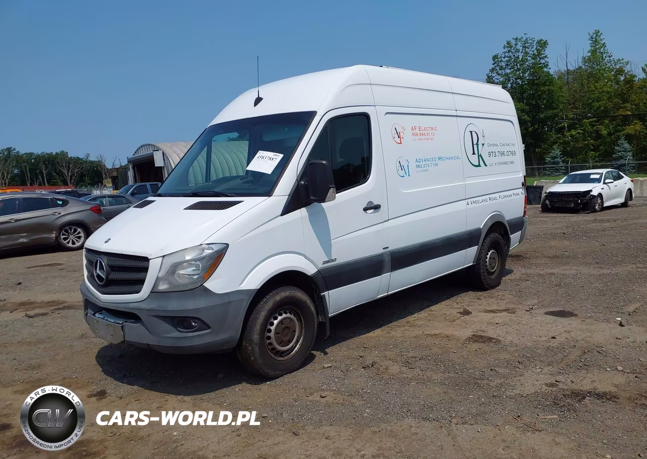 2014 Mercedes-Benz Sprinter 2500 Normal Roof VIN:WD3PE7DC6E5856372 - 2