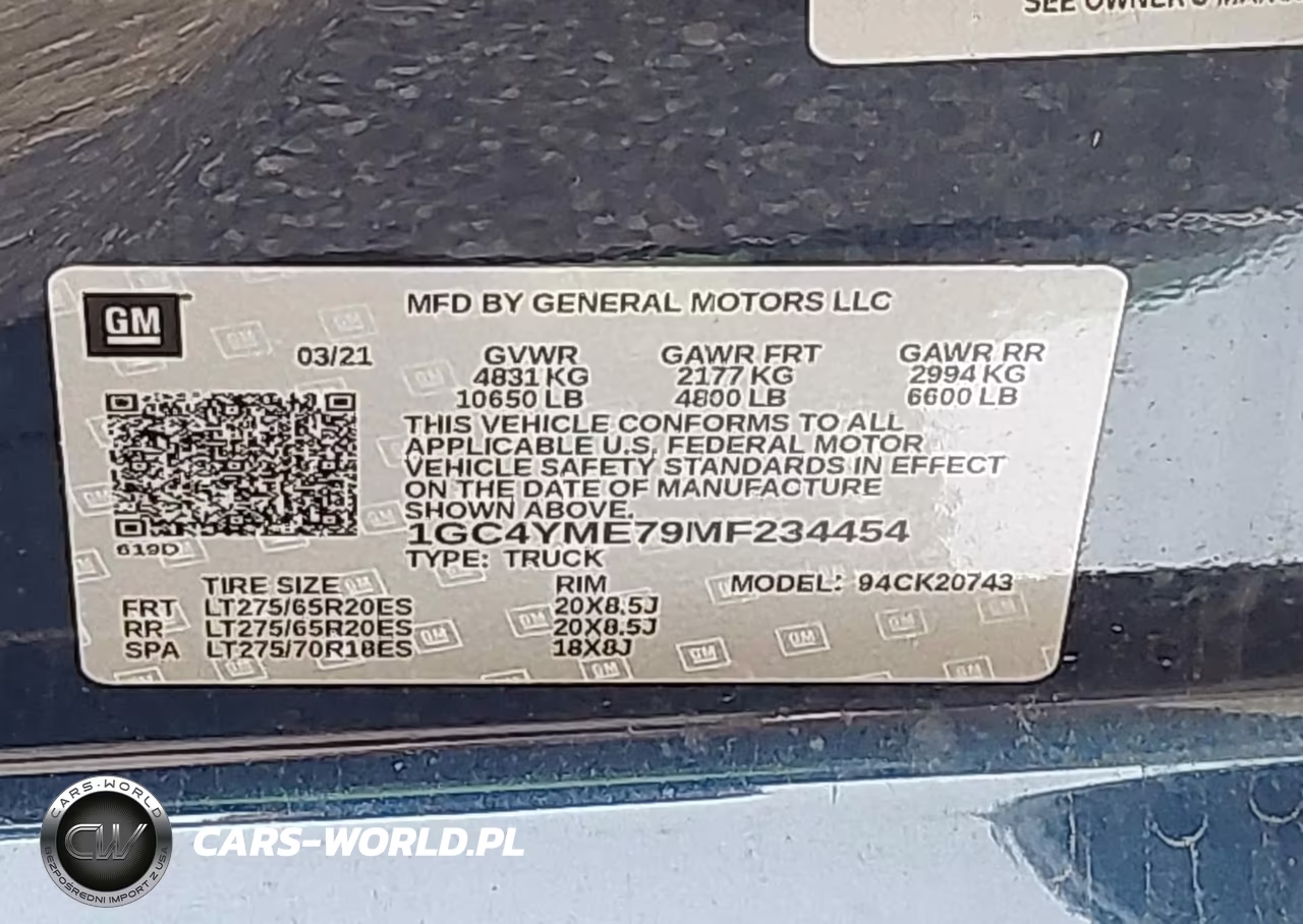 2021 Chevrolet Silverado 2500Hd 4Wd Standard Bed Custom VIN:1GC4YME79MF234454 - 8