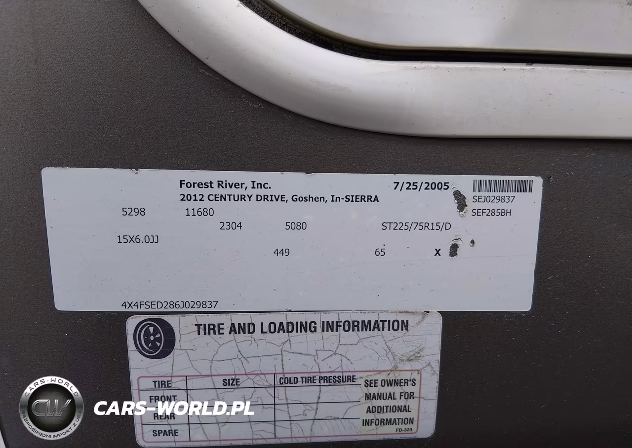 2006 Sierra 5Th Wheel VIN:4X4FSED286J029837 - 9