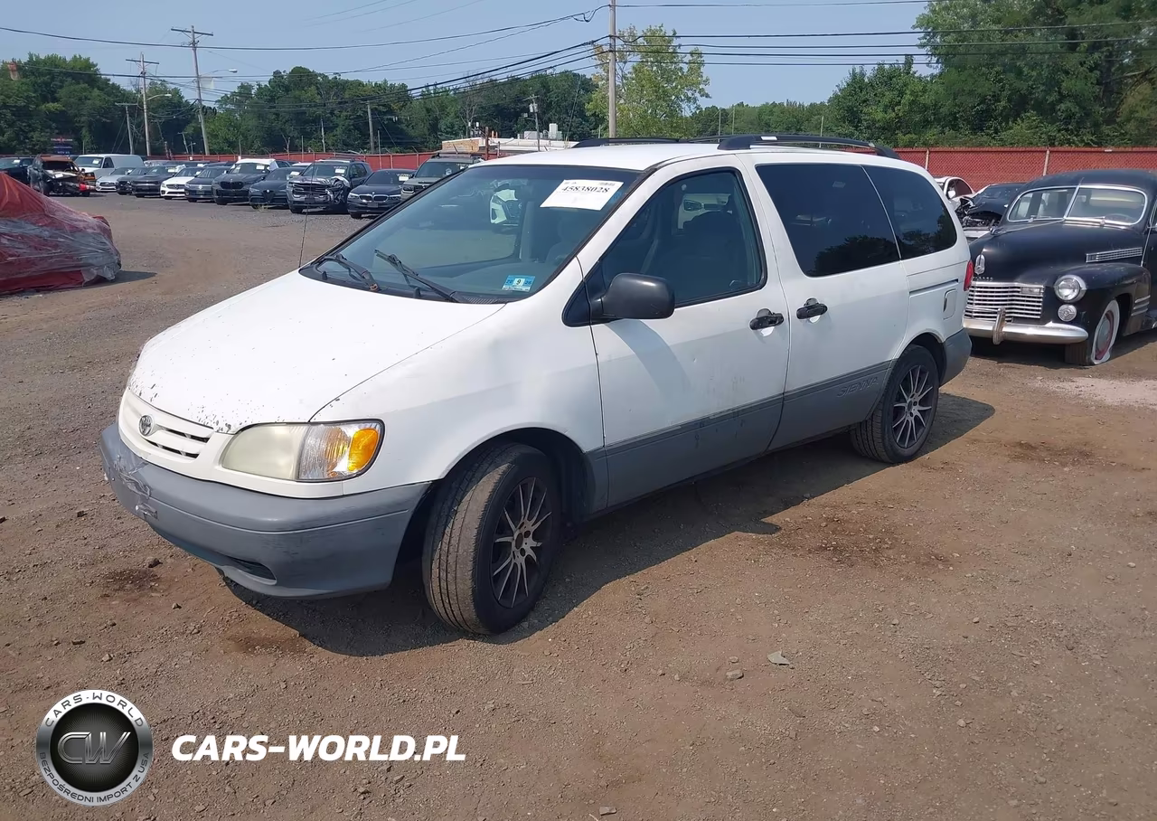 2002 Toyota Sienna Le VIN:4T3ZF13C62U496518 - 2