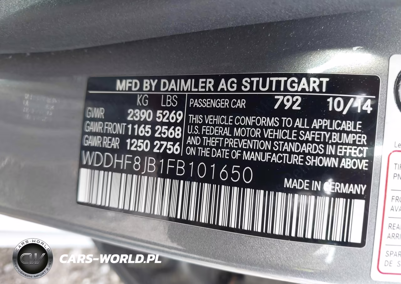 2015 Mercedes-Benz E 350 4Matic VIN:WDDHF8JB1FB101650 - 9
