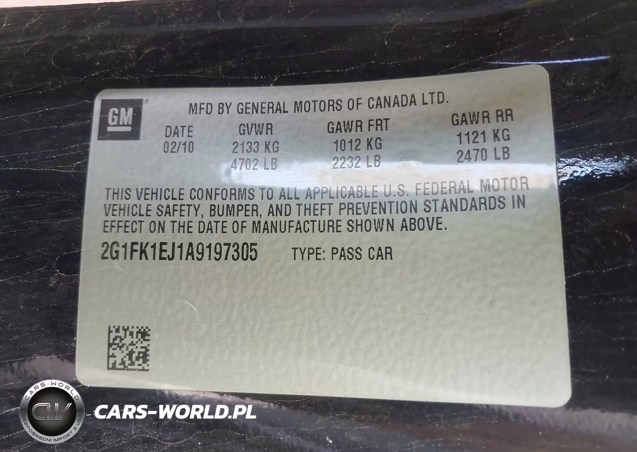 2010 Chevrolet Camaro 2Ss VIN:2G1FK1EJ1A9197305 - 9