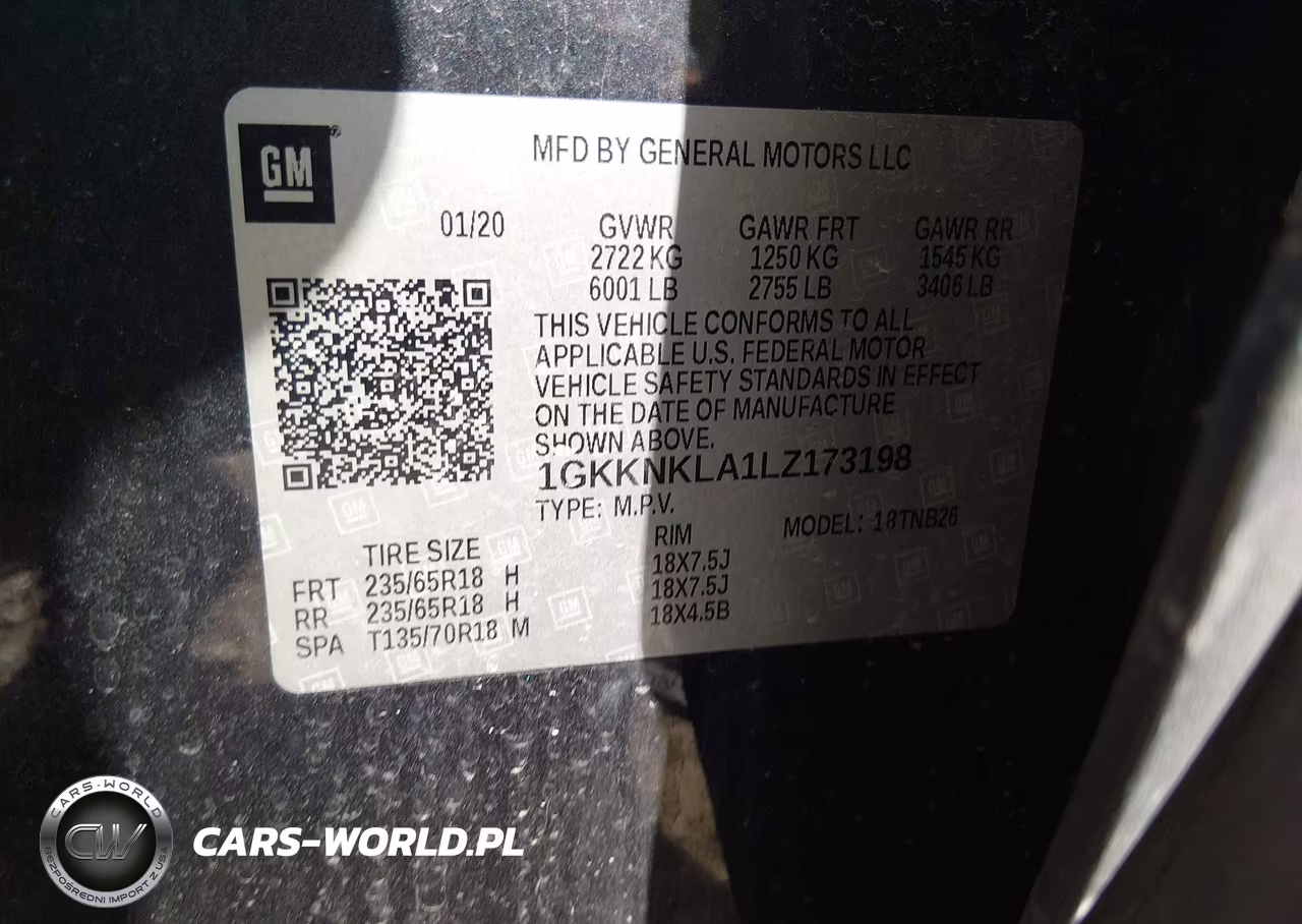 2020 GMC Acadia Fwd Sle VIN:1GKKNKLA1LZ173198 - 9
