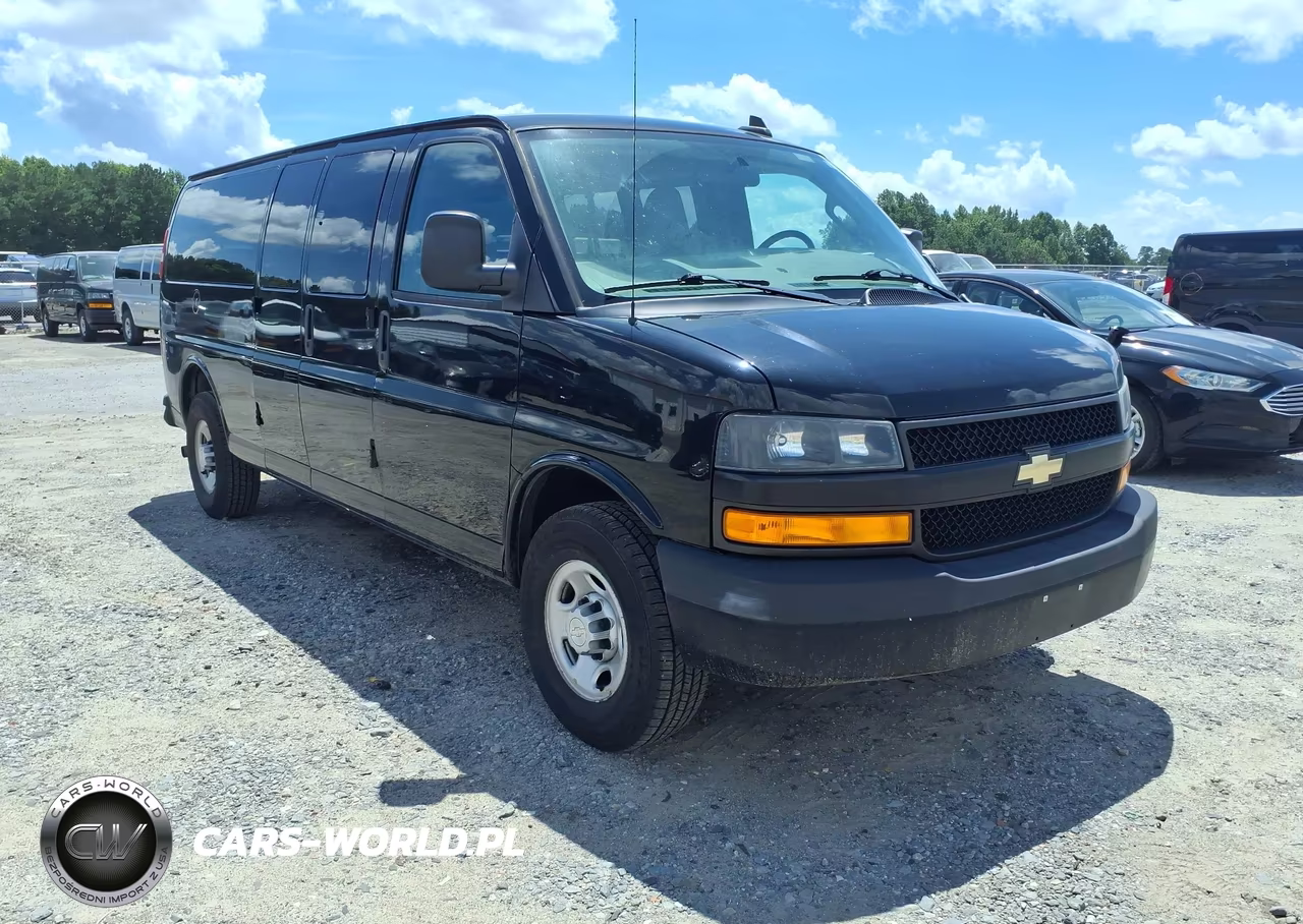 2019 Chevrolet Express 3500 Ls VIN:1GAZGNFG9K1274601 - 1