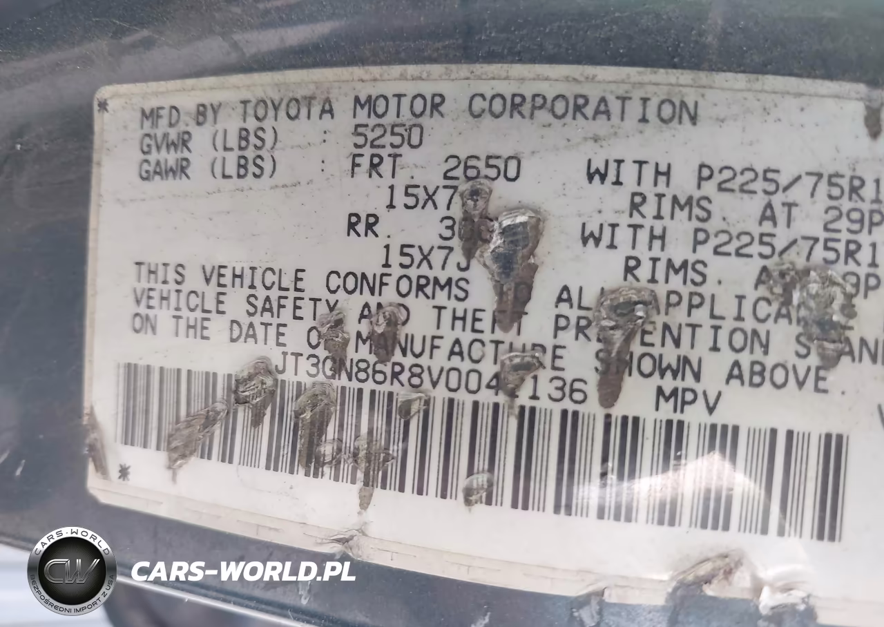 1997 Toyota 4Runner Sr5 V6 VIN:JT3GN86R8V0041136 - 9