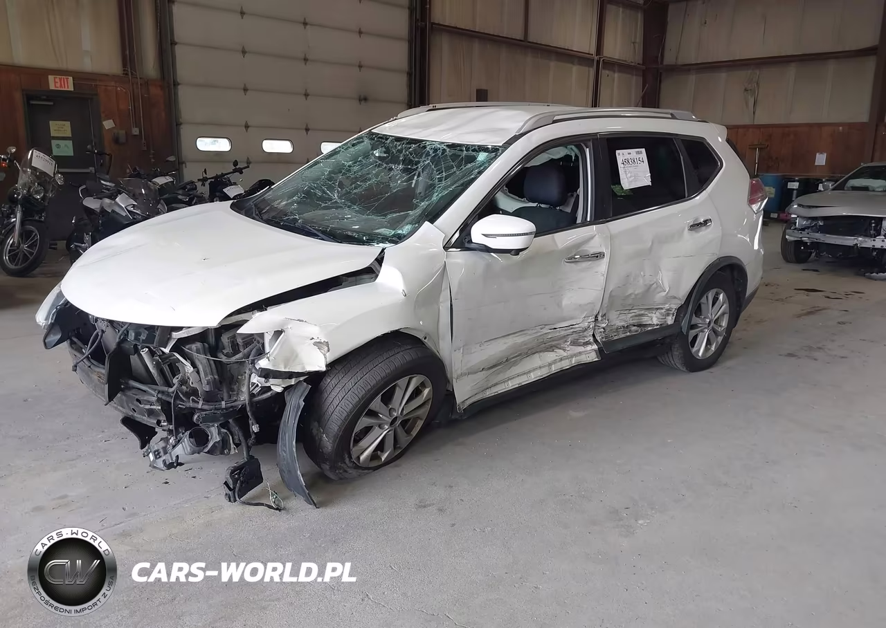 2016 Nissan Rogue Sv VIN:KNMAT2MV7GP625526 - 2