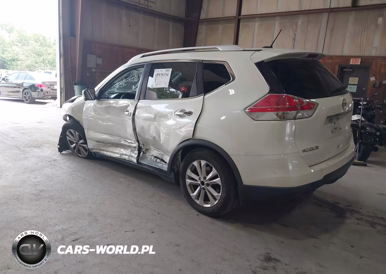 2016 Nissan Rogue Sv VIN:KNMAT2MV7GP625526 - 3