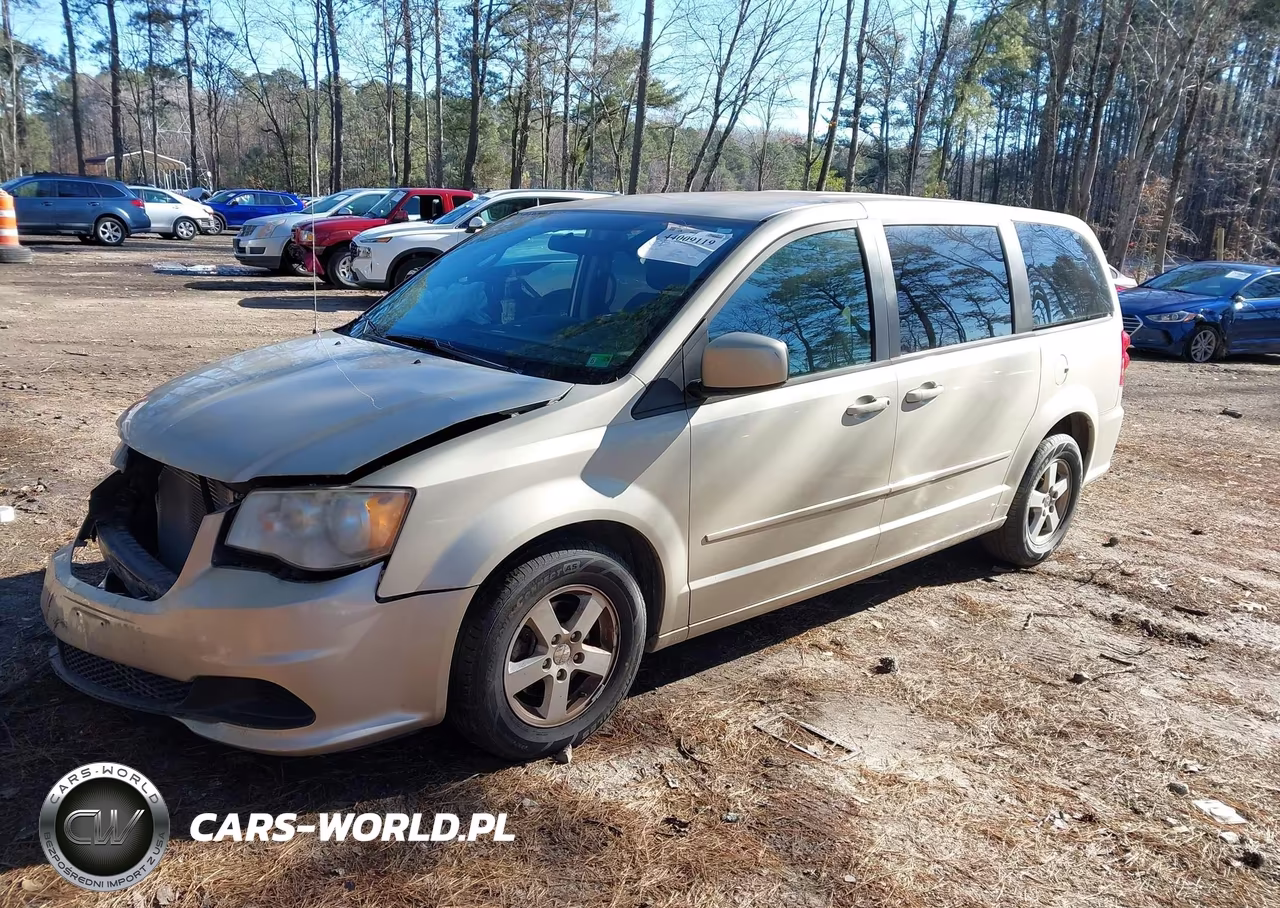 2013 Dodge Grand Caravan Sxt VIN:2C4RDGCG6DR527677 - 2