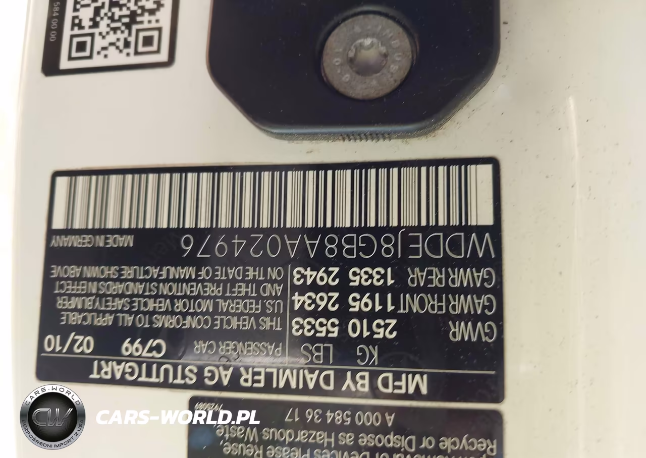 2010 Mercedes-Benz Cl 550 4Matic VIN:WDDEJ8GB8AA024976 - 9