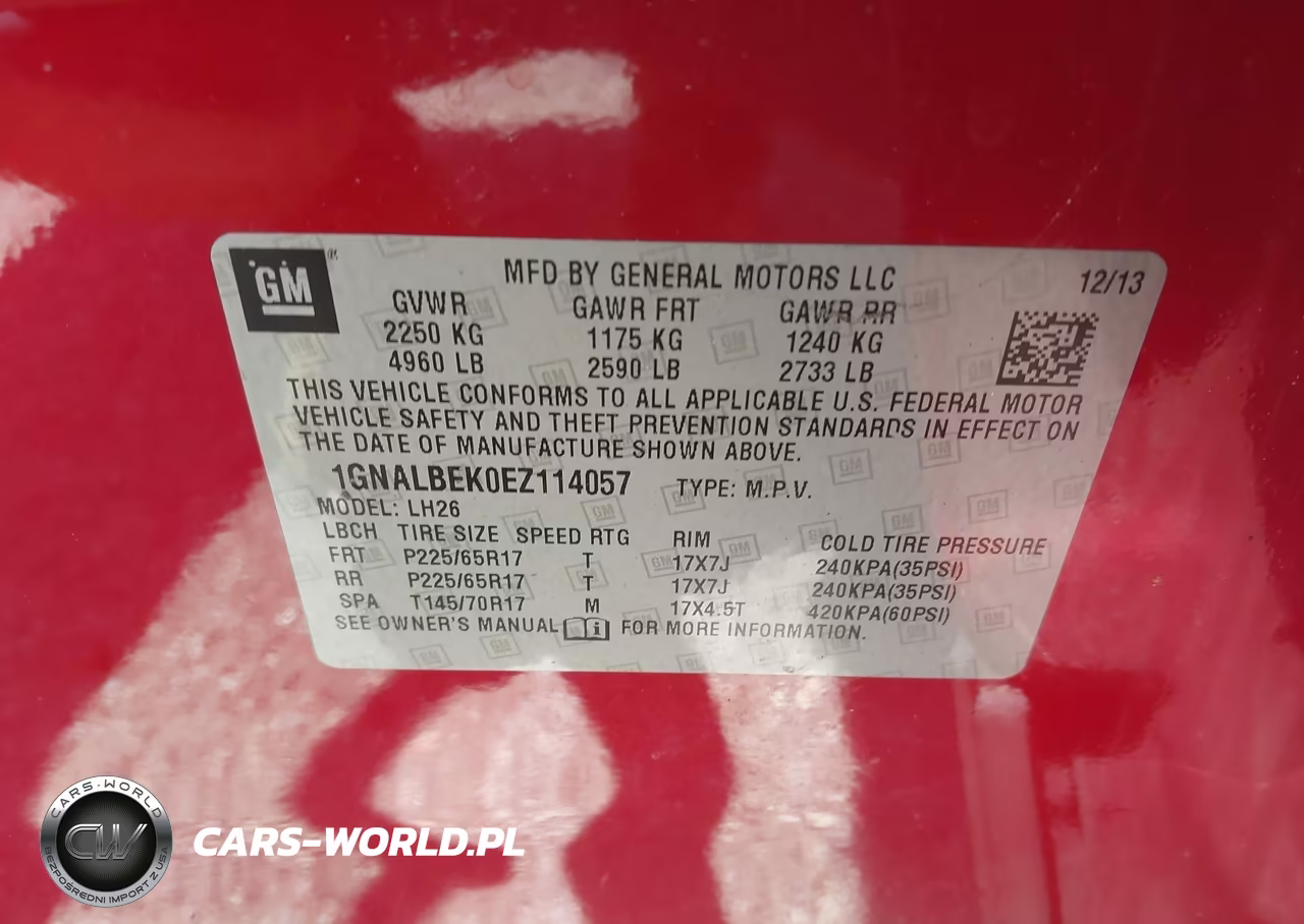 2014 Chevrolet Equinox Lt VIN:1GNALBEK0EZ114057 - 9