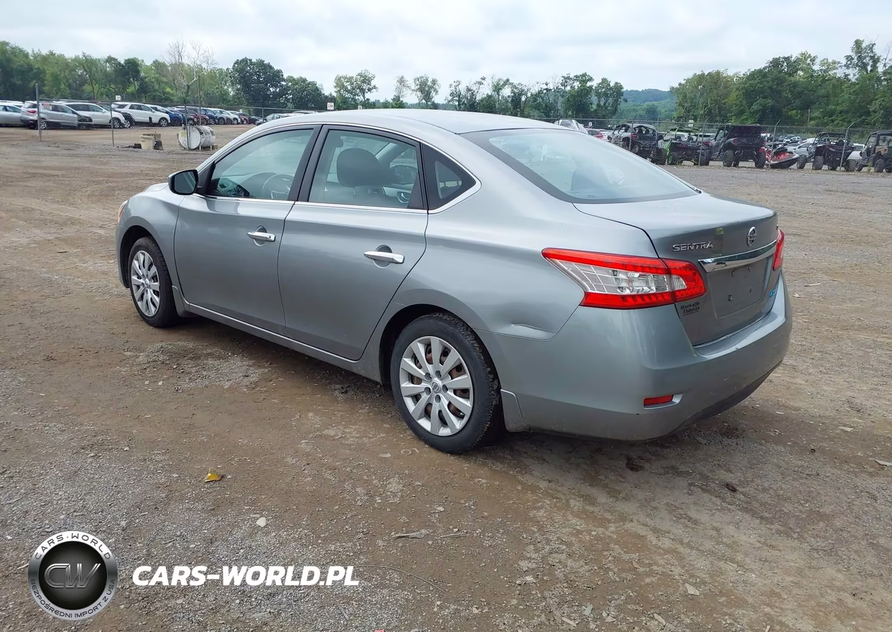 2013 Nissan Sentra Sv VIN:3N1AB7AP9DL778084 - 3